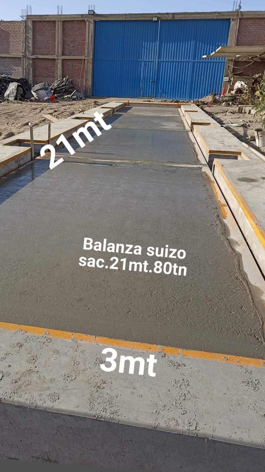 Balanzas Camionera 21mts