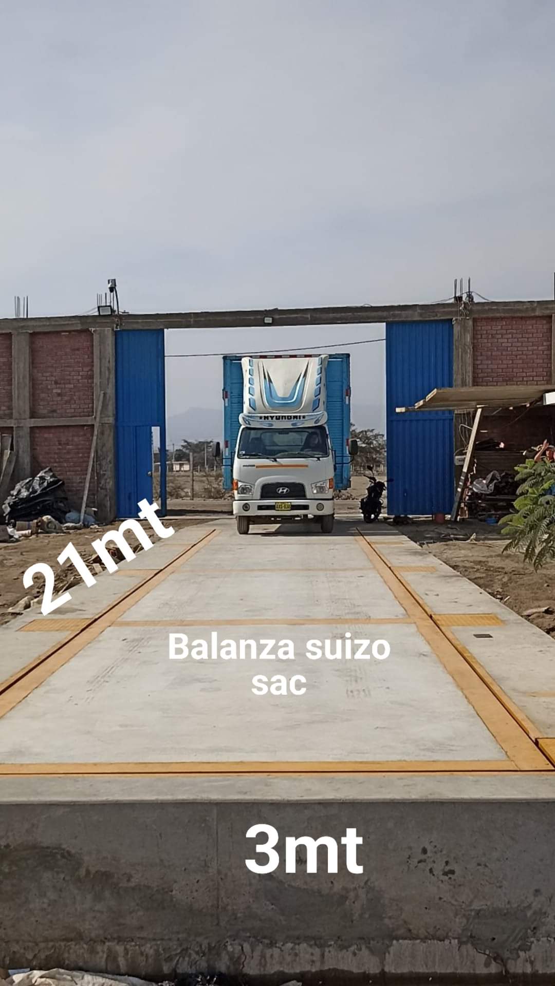 Balanzas Camionera 21mts