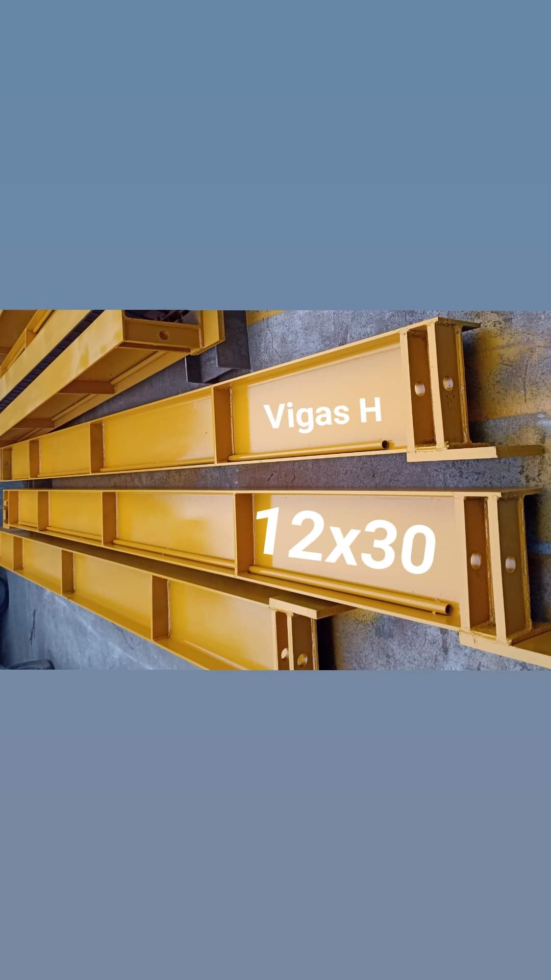 vigas H para balanza camioneras para 21mts