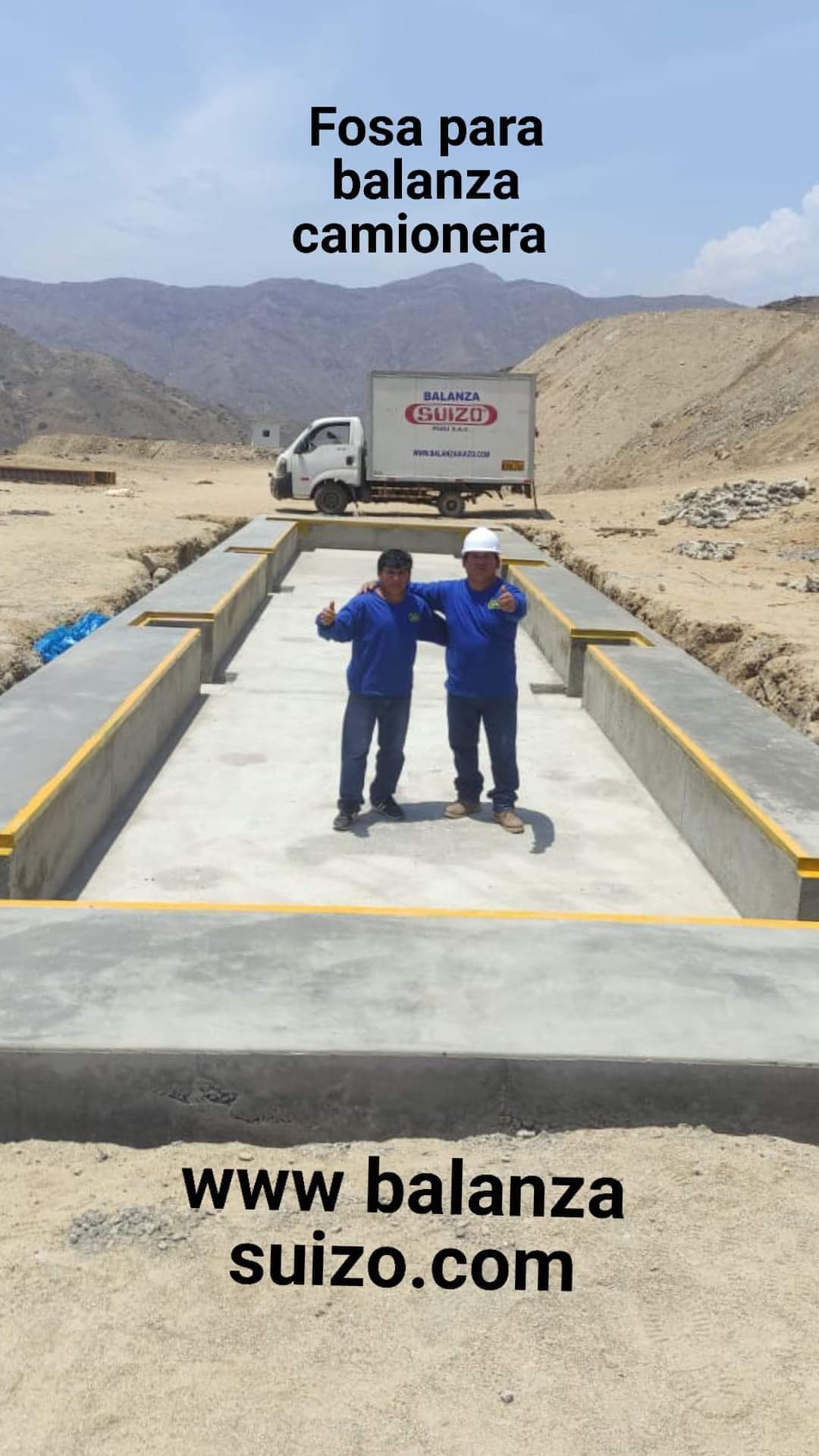 fosa de balanza camionera de 18mts