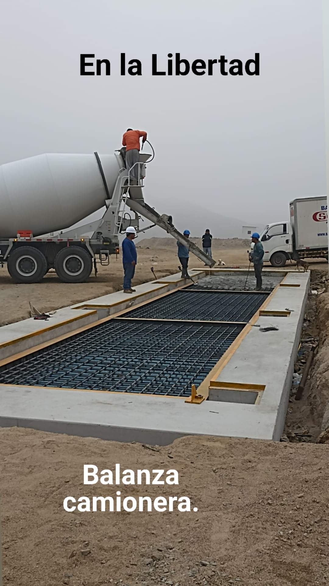 enmallado de la Balanzas Camionera 18mts