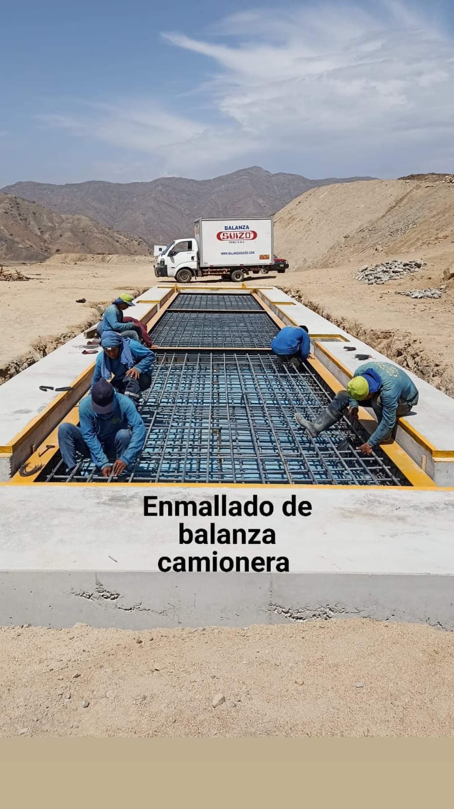 enmallado de la Balanzas Camionera 18mts