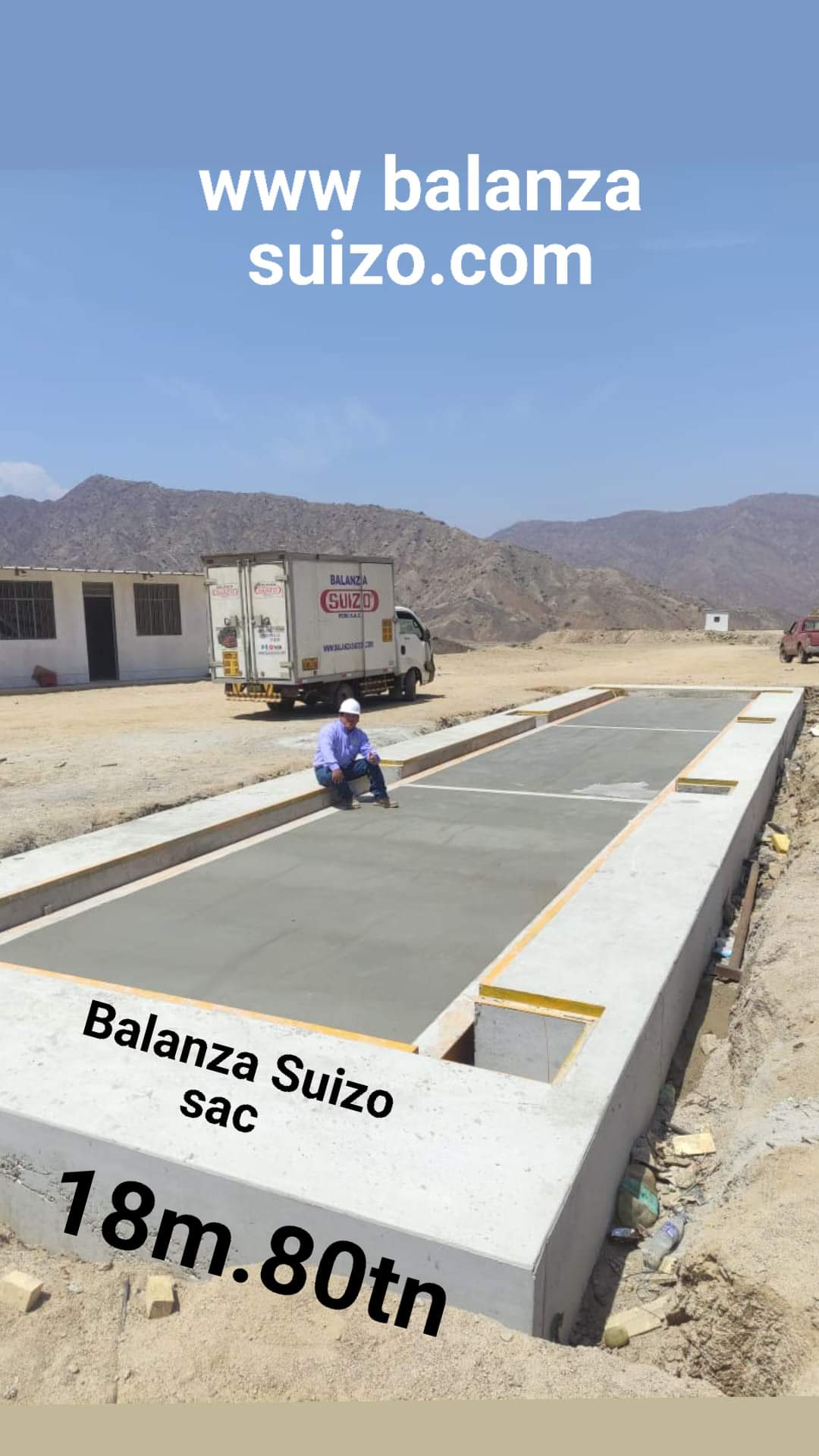 balanza camionera de 18mts