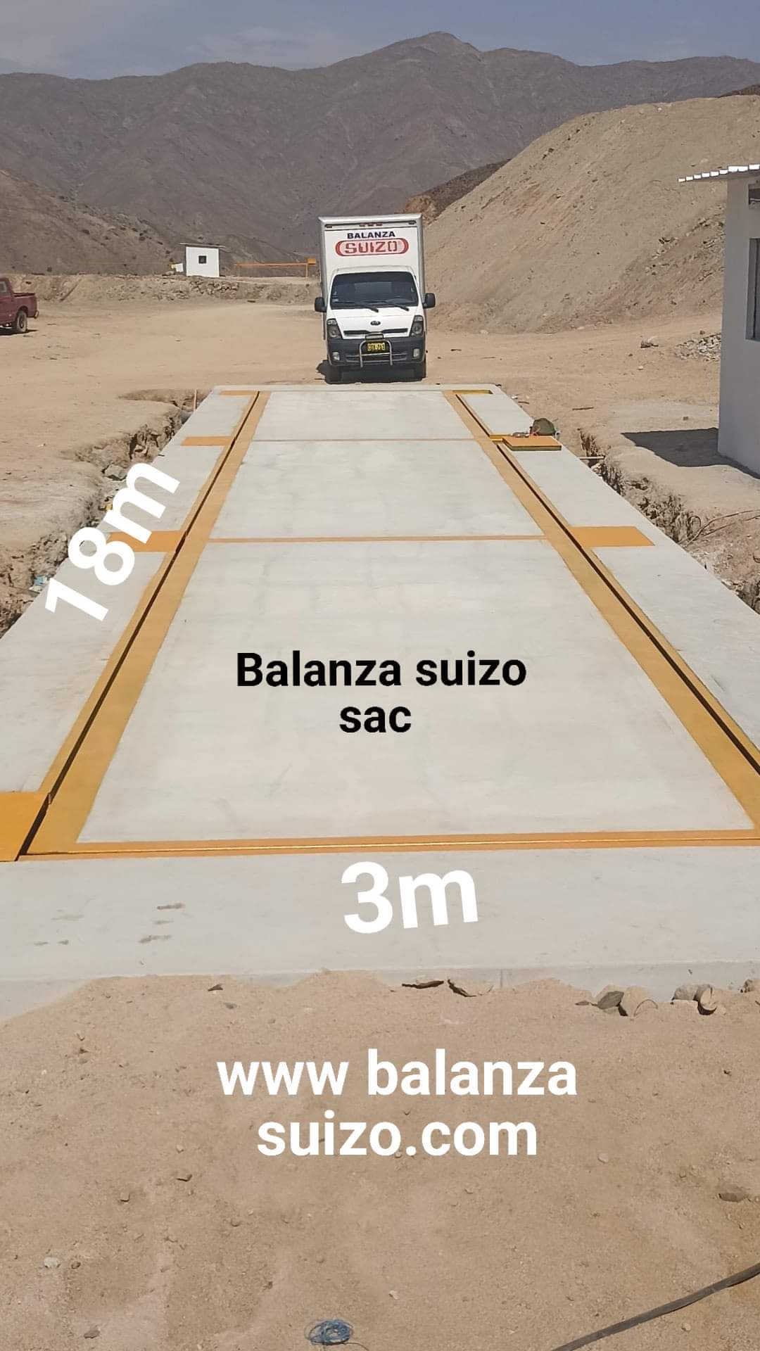 balanza camionera de 18mts